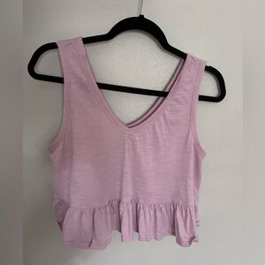 Peplum Crop Tank